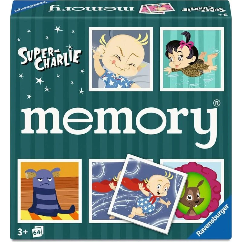 Ravensburger Super Charlie Memory – 64 kort