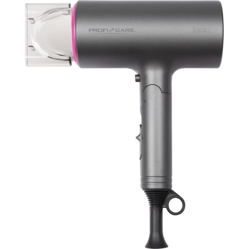 ProfiCare Foldbar Hårtørrer 1600W Grå/Pink