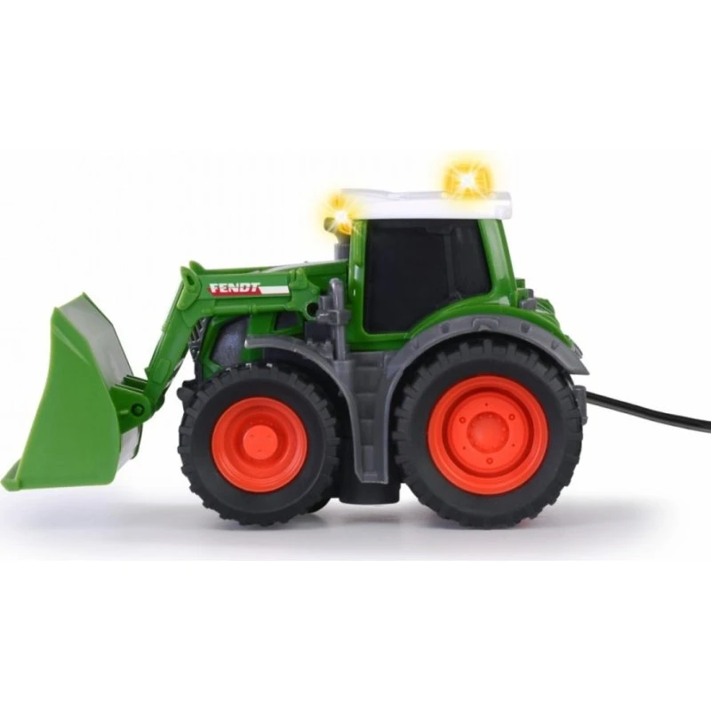 Dickie Fendt Cable Tractor RC med lys og skovl