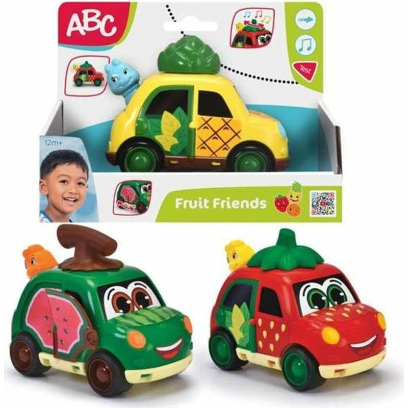 Dickie Toys Frugtvenner Legetøjsbil 12 cm multifarvet med lys og lyd
