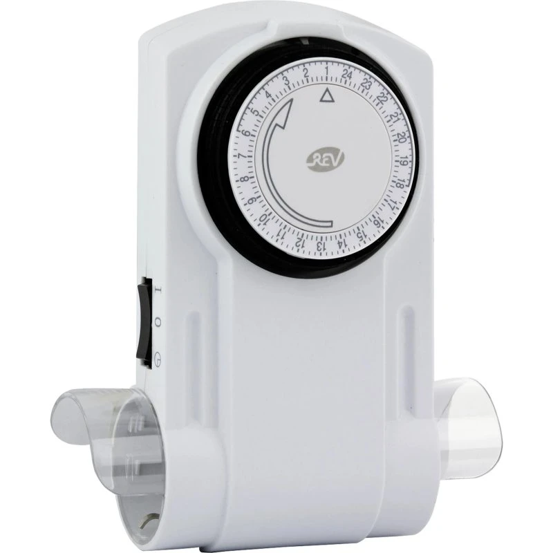 REV Timer Mekanisk 2-fold, Hvid