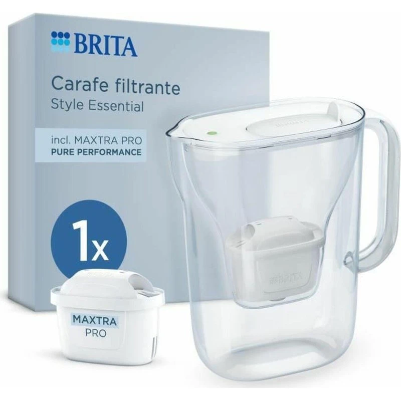 Brita Style Essential Vandfilterkande, 2,4 L, hvid, gennemsigtig