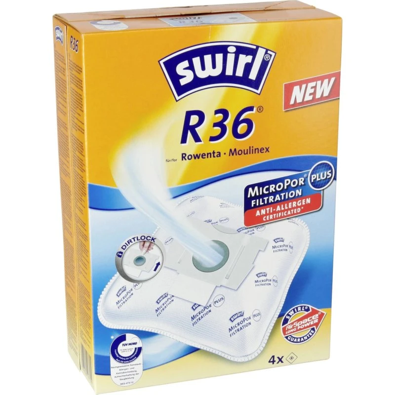 Swirl R36 Støvsugerposer 4 stk