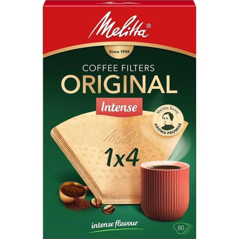 Melitta Kaffefilter Gourmet Intense 1x4 80P