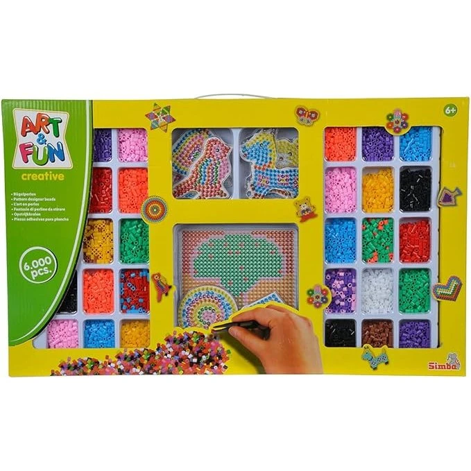 Art & Fun Big Ironing Beads Set – 6.000 Perler