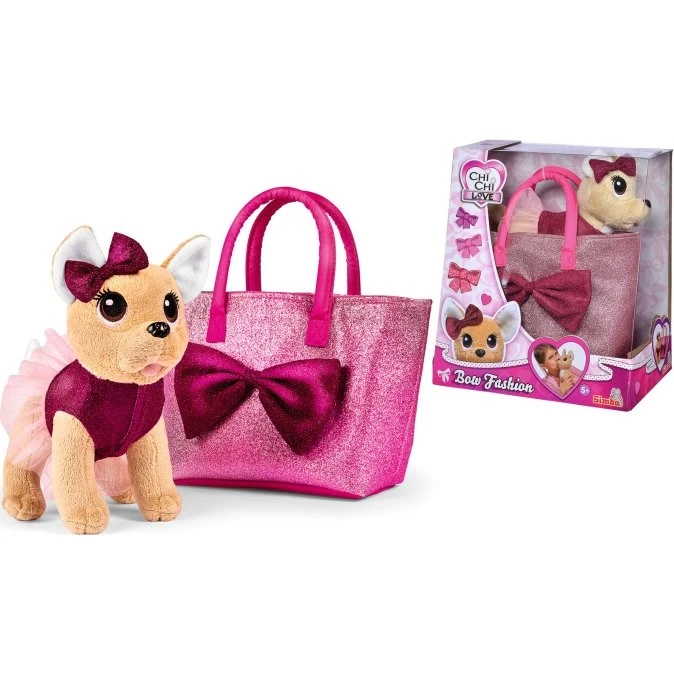 Chi Chi Love Bow Fashion Chihuahua i Taske, 20 cm
