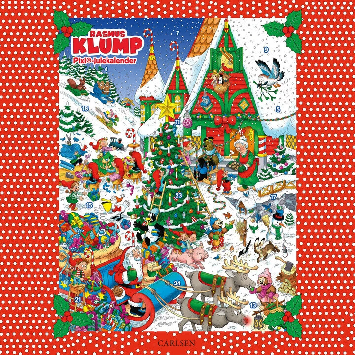 Rasmus Klump Pixi-julekalender (24 historier)
