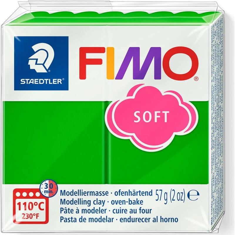Staedtler FIMO Soft 57g Grøn Ovn-hærdende Modellervoks
