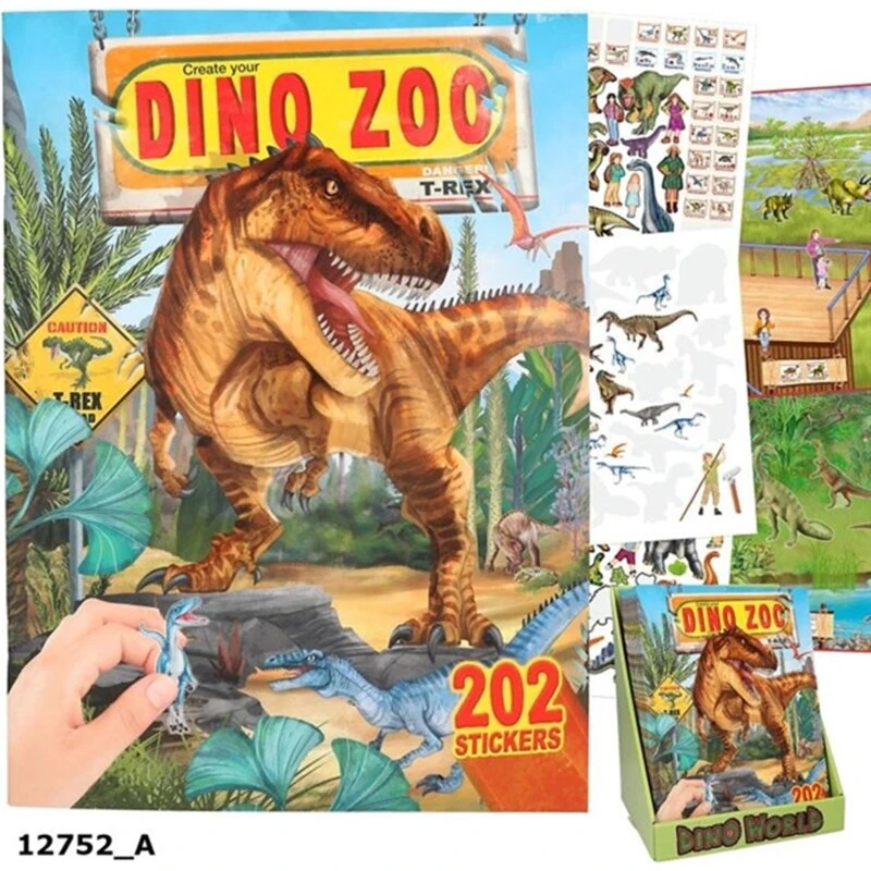 Dino World Magic Scratchbog – 20 sider med skrabepen