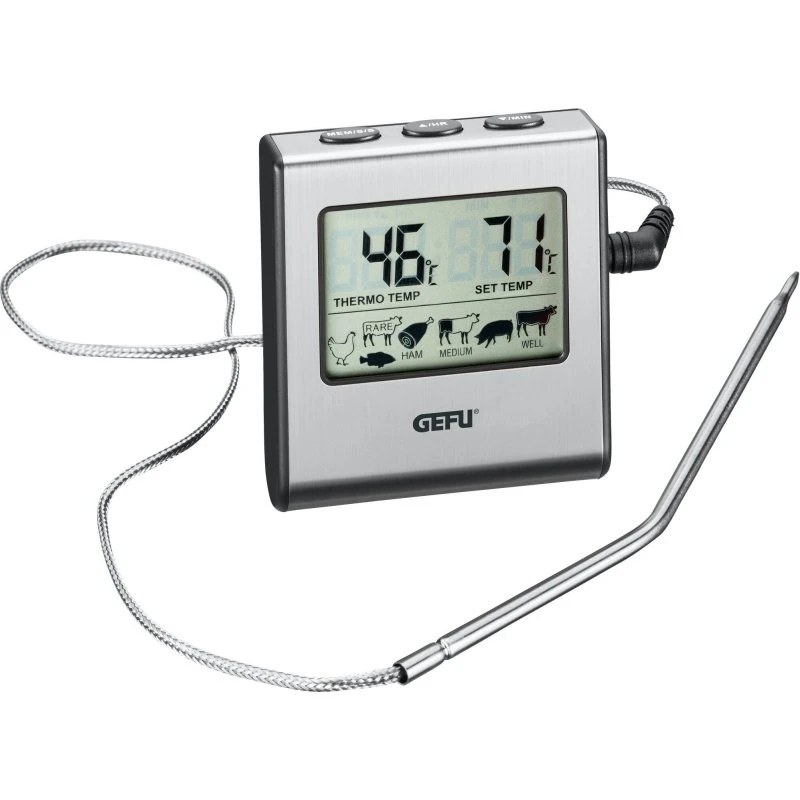 GEFU Elektrisk Stegetermometer 0-250°C med Timer