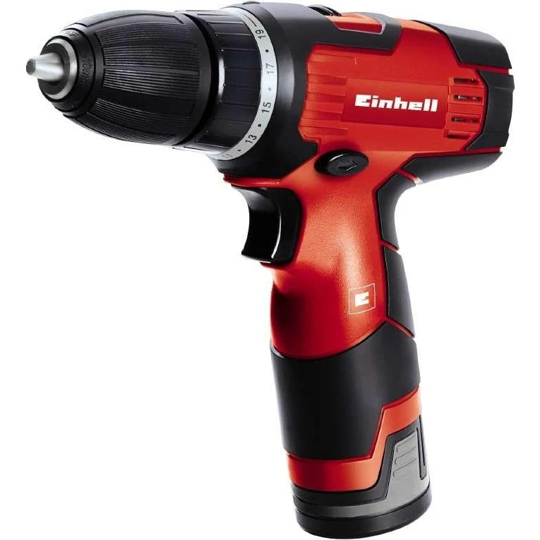 Einhell TH-CD 12-2 Li 12V Boremaskine, Sort/Rød