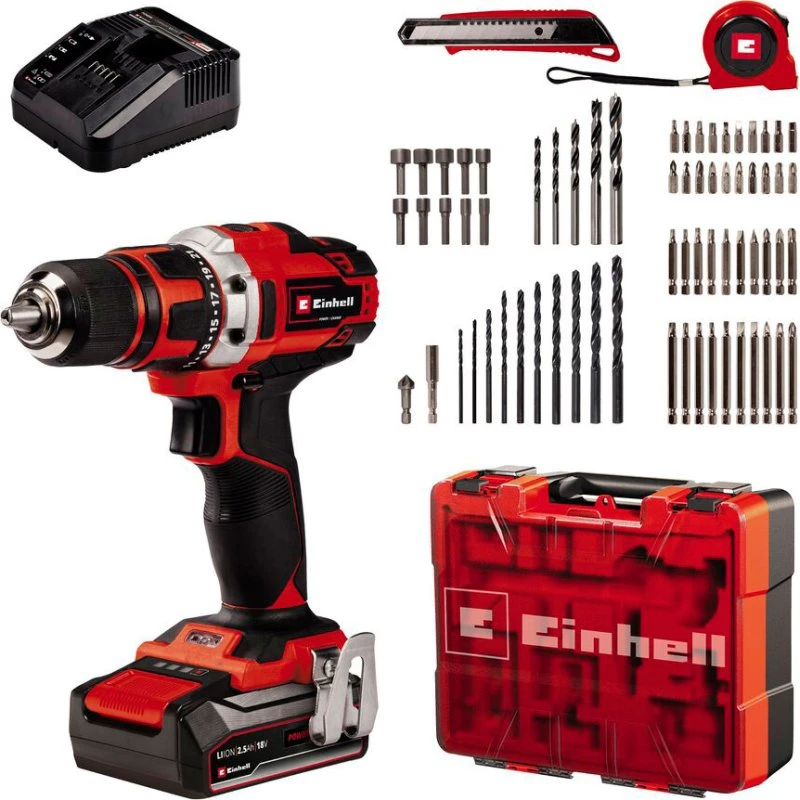 Einhell TE-CD 18/2 Li-i 64 Akku Slagbore/Skruemaskine 18V