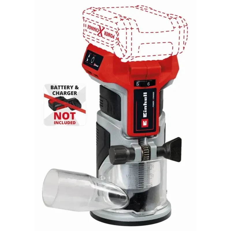 Einhell TP-ET 18 Li BL Overfræser 18 V (uden batteri og lader)