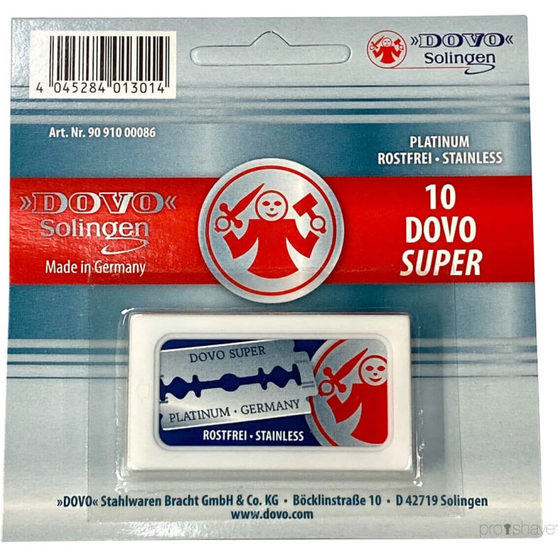 Dovo Super Platinum DE-barberblade 10 stk
