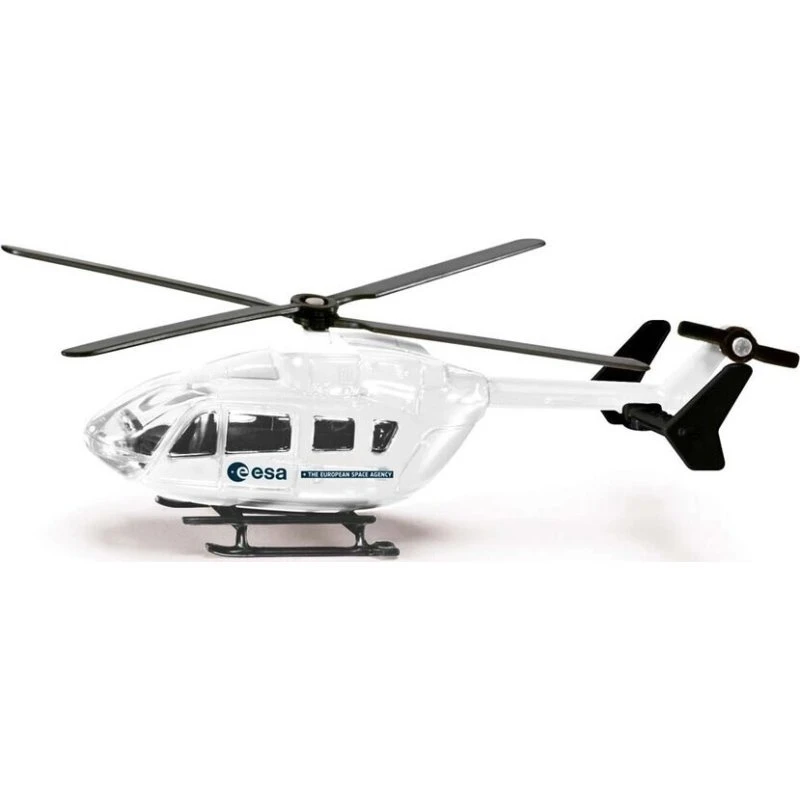 Siku ESA Helikopter – Hvid, eksklusiv model med drejbare rotorer