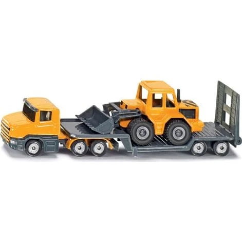 SIKU Low Loader med frontlæsser 1:64