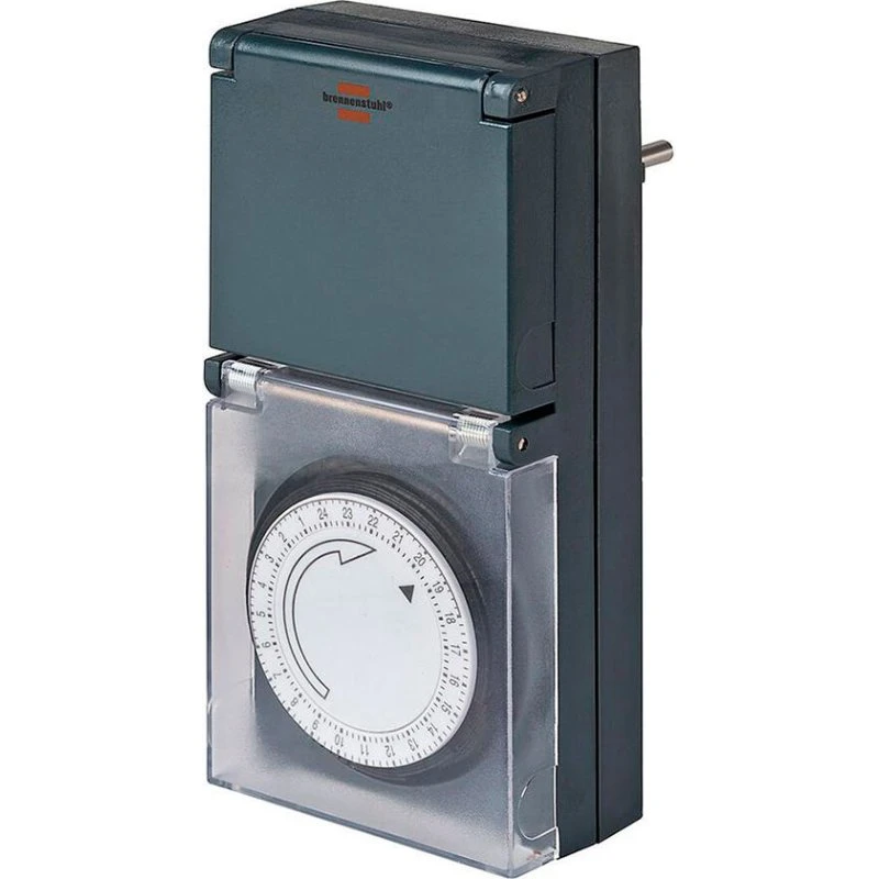 Brennenstuhl MZ 44 24-timers Timer, 16A, 3500W, Sort