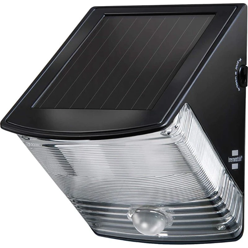 Brennenstuhl Solar Vægpære 2 LED Sort