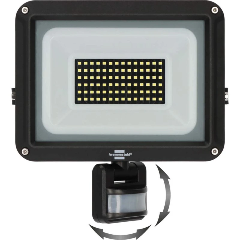 Brennenstuhl JARO 7060 P LED-spotlight 50W, 6500K, med bevægelsessensor, IP65