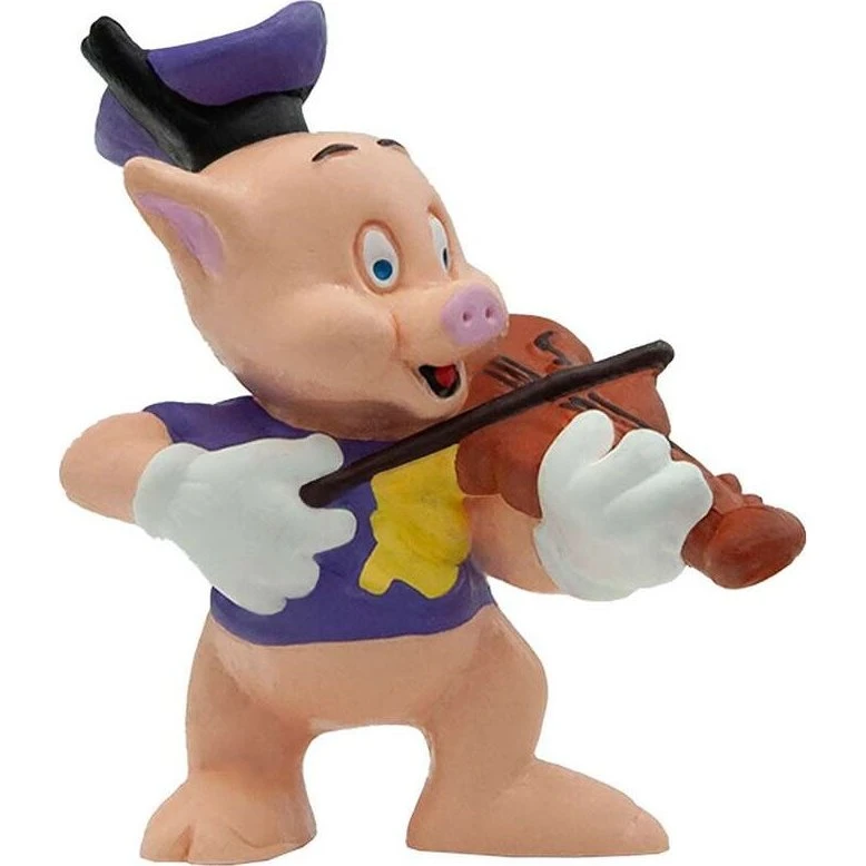 Bullyland - Disney Figur Violinist Gris - De 3 Små Grise