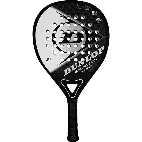 Dunlop Galactica Junior Padelketcher 36 mm – Sort/Sølv