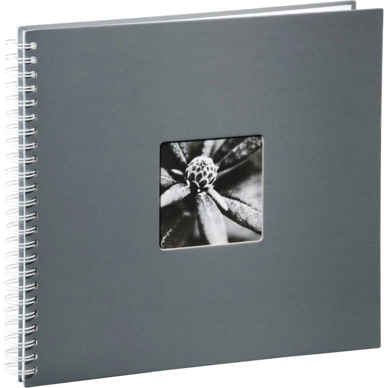 Hama Fine Art Fotoalbum Spiral 36x32cm, 300 Sider, Grå