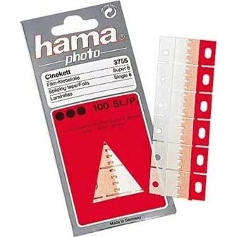 Hama Cinekett S 8 Splicing Tape 100 stk Rød, Hvid