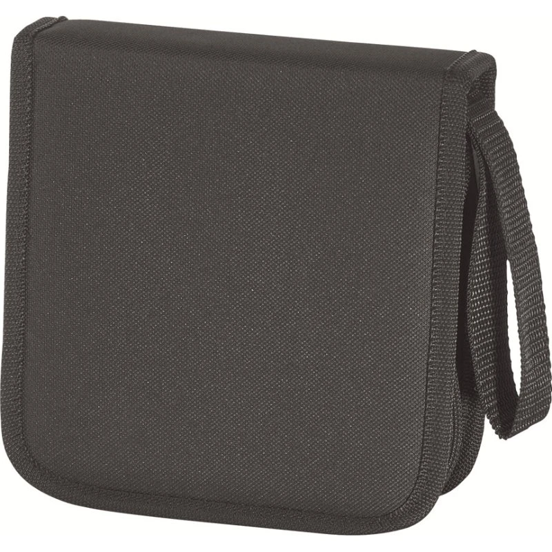 Hama CD/DVD Nylon Wallet 32, Sort Blå