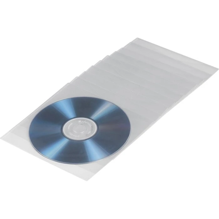 HAMA CD/DVD Lommer PP Transparent 100-pak