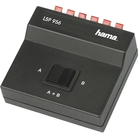 Hama Højttaler Switch 100W - 2-vejs, sort