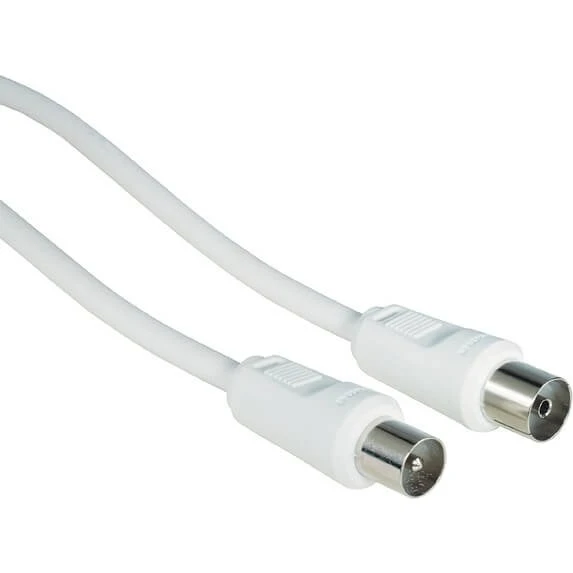 Hama Antennekabel 75dB 7,5 m Hvid