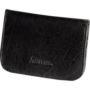 Hama Memory Card Case - Tegnebog til 20 kort, sort