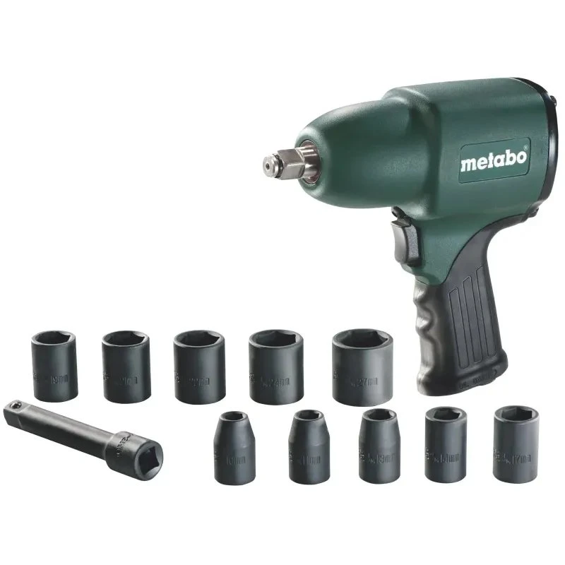 Metabo DSSW 360 1/2" Slagnøgle Set med 10 Stiknøgler, 360 Nm