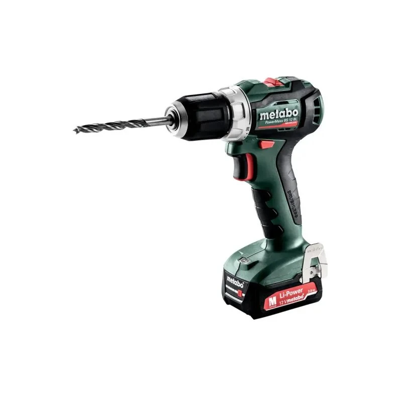 Metabo PowerMaxx BS 12 BL 12V 2Ah Akkubore-/skruemaskine