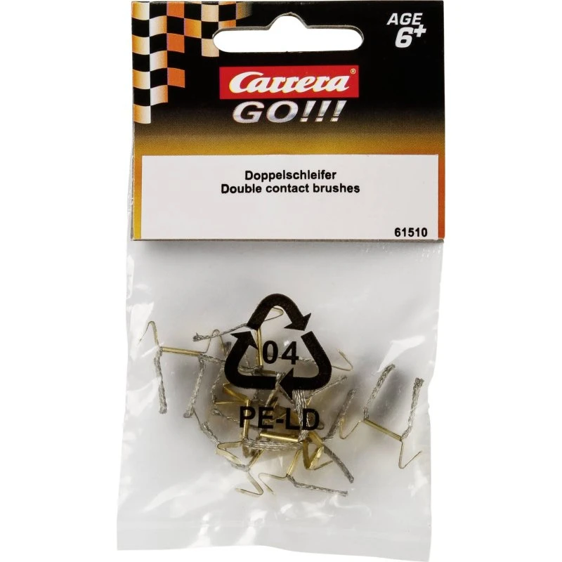 Carrera GO Double Contact Børster 10-pak