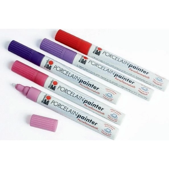 Marabu Porcelæn Markers 5 Pastel Farver