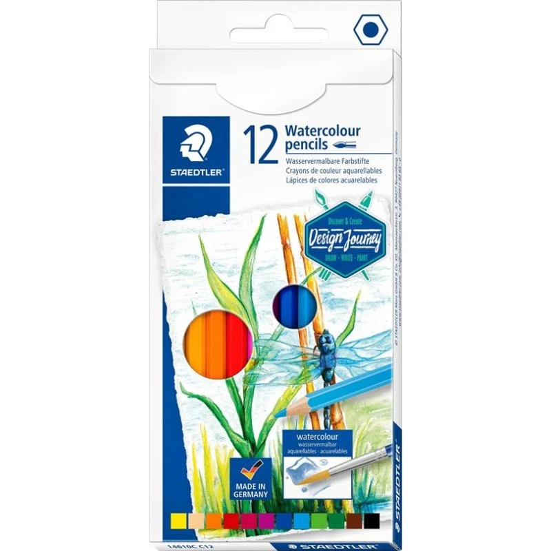 Staedtler 146 10C Akvarelfarveblyant 12 farver