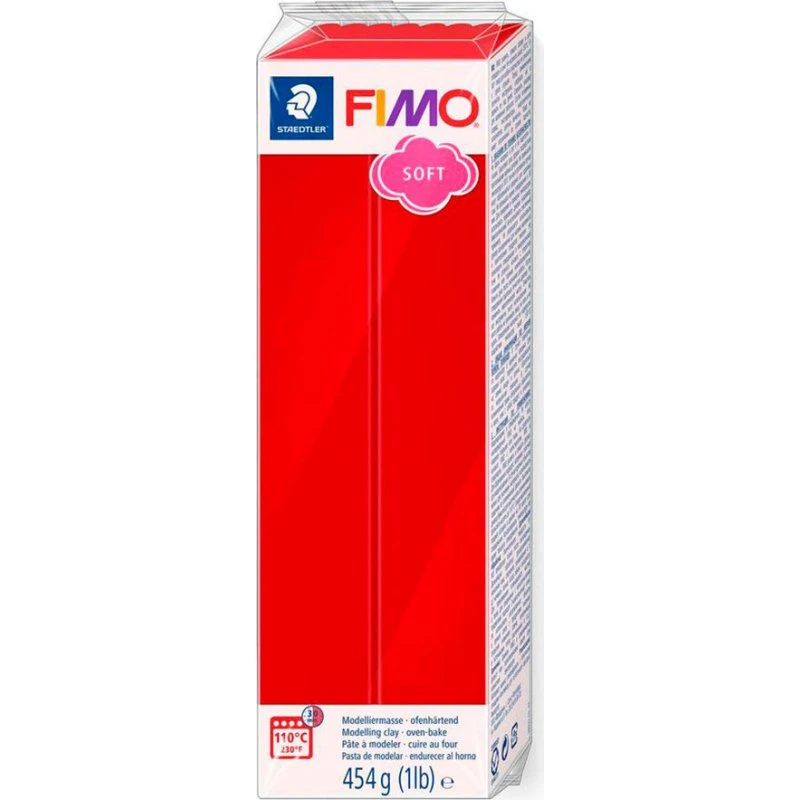 Staedtler FIMO Soft Modellervoks 454g Rød