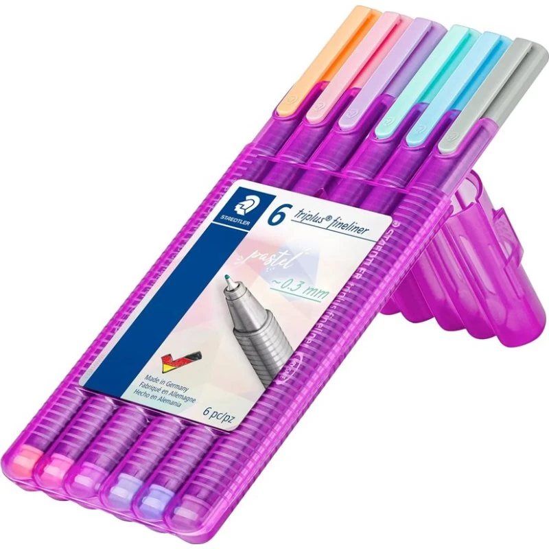 Staedtler Triplus Fineliner Pastel 6/ass.