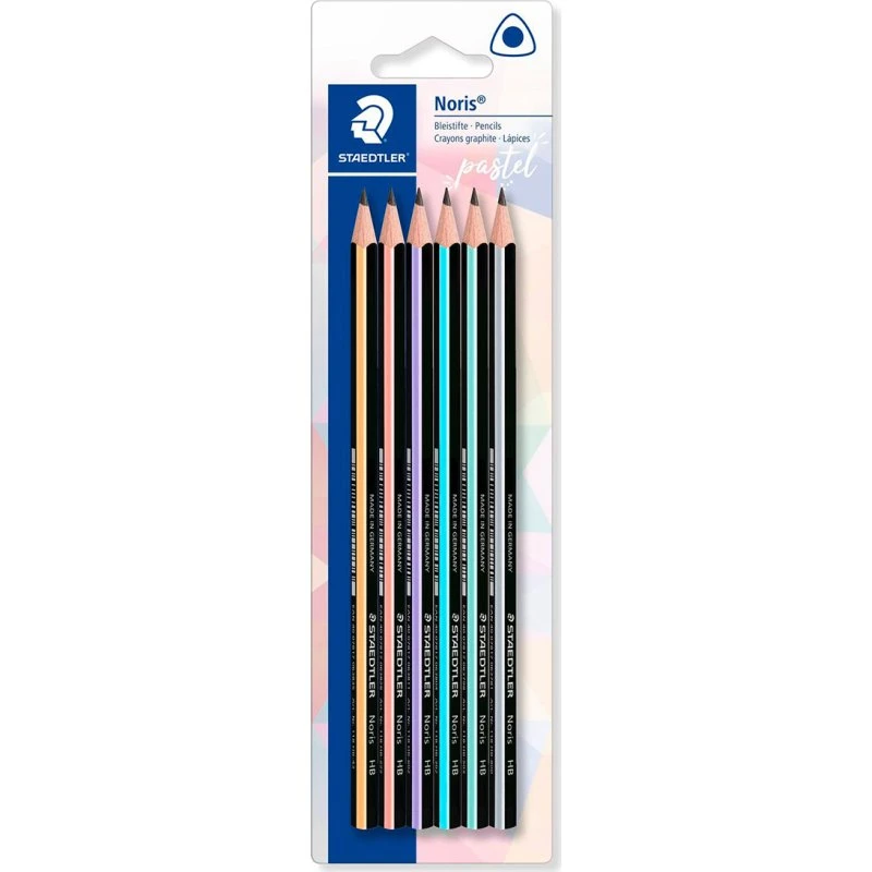 Staedtler Noris Trekantet Blyant HB 6 pk