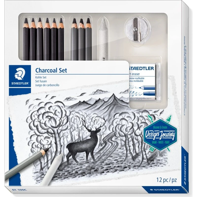 Staedtler Mixed Sæt Kulblyanter 9 stk