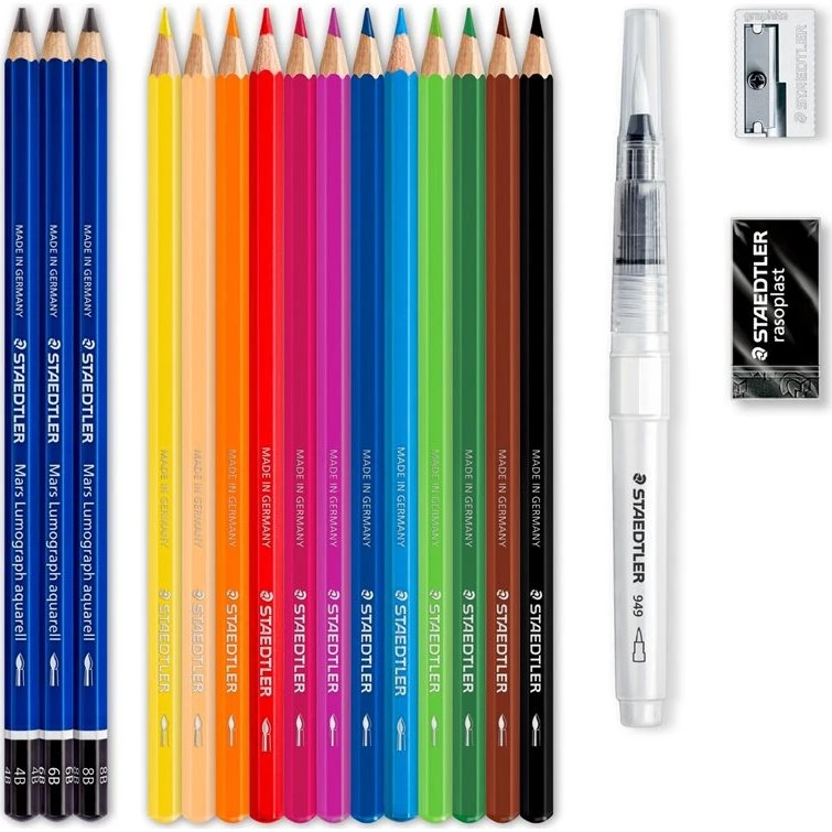 Staedtler 146 Watercolor Farveblyant Sæt (18 dele)