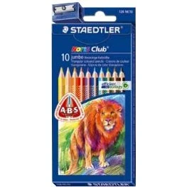 Staedtler Noris Jumbo Farveblyant 10 Ass