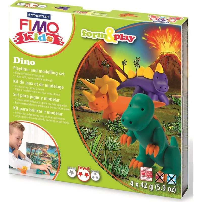 Staedtler FIMO Kids Dino 4x42g