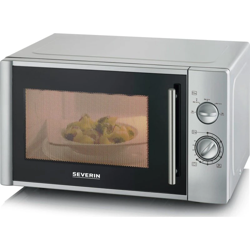Severin MW 7772 Mikrobølgeovn 900 W, 28 L, sølv