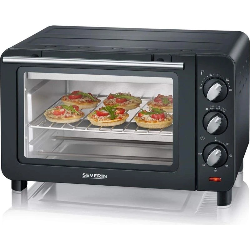 Severin TO2042 Miniovn 14L Sort 1200W