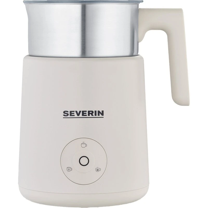 Severin Spuma Lite Induktionsmælkeskummer 400 ml, Hvid