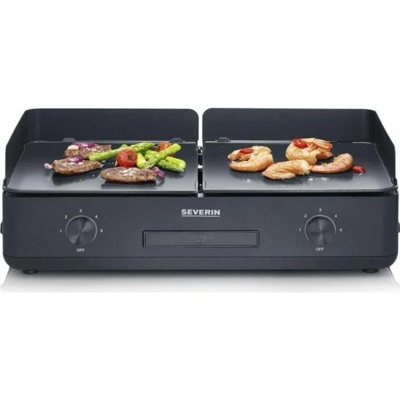 Severin PG 8569 Bordgrill, 2200 W, Sort