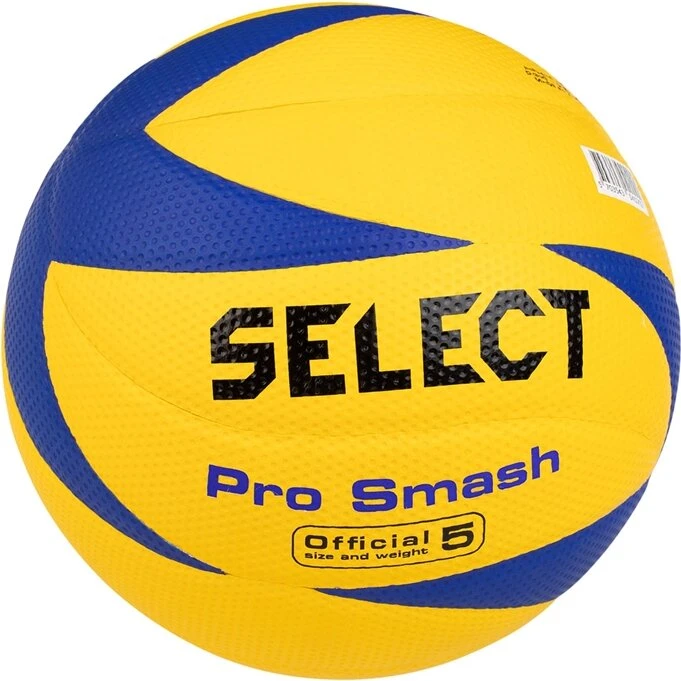 Select Pro Smash Volleybold, gul/blå, str. 5