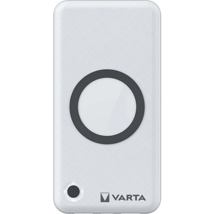 Varta Trådløs Powerbank 15.000 mAh Hvid